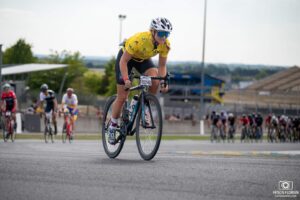 Photo reportage en sport de Marine Leleu lors des 24h du Mans Cycliste sur le Circuit Bugatti au Mans en 2022