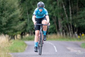 Charlotte Luberriaga sur la manche de la Coupe de France féminine N2 à Rioz en Haute-Saône 2023