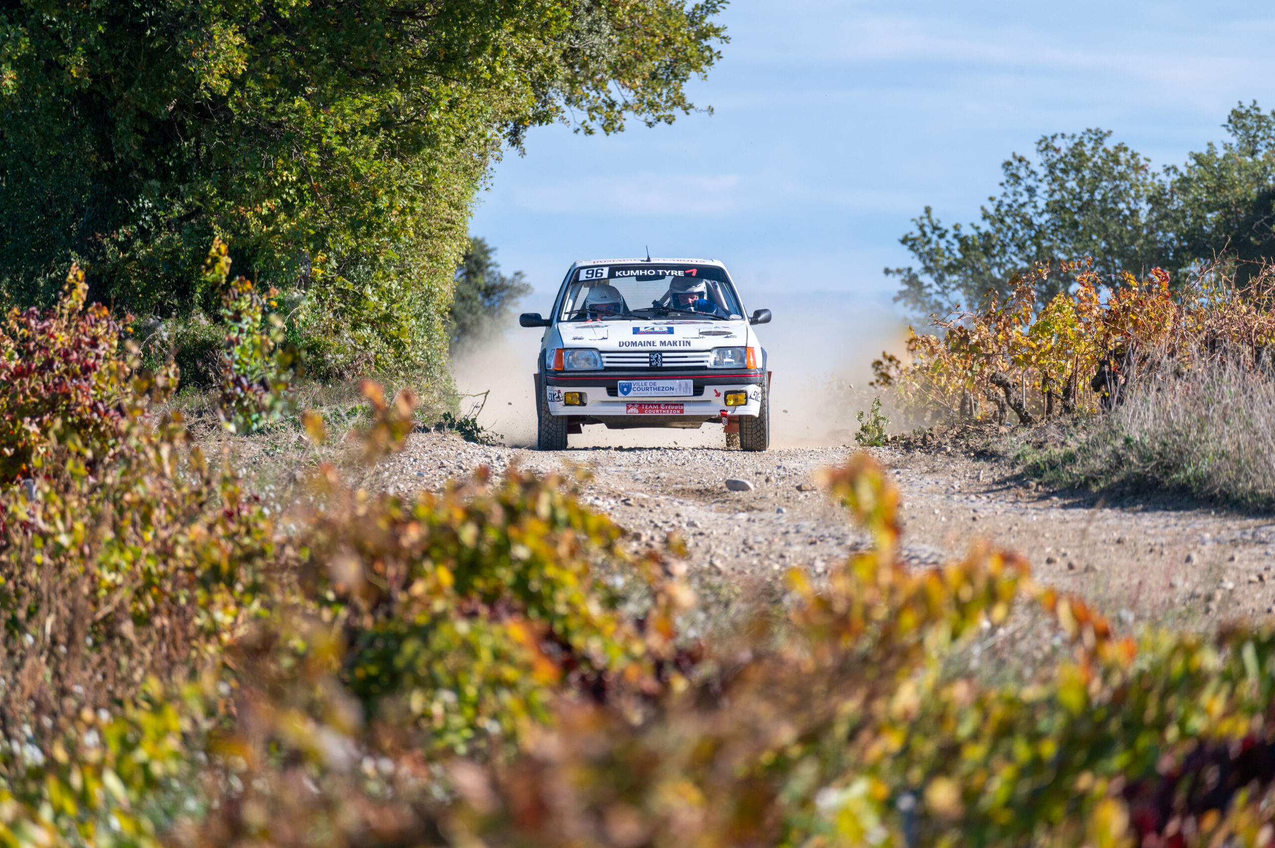 Photo Reportage en Sport, lors du Rallye Terre de Vaucluse 2021 sur la commune de Courthèzon