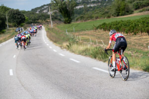 Photo reportage en sport lors du Tour Cycliste Féminin International de l'Ardèche en 2021.
