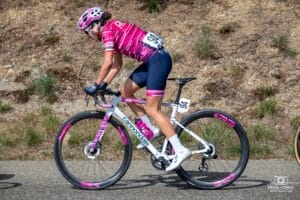 BARRERA Anet de l'équipe DNA Pro Cycling Team au Tour Cycliste International Féminin de l'Ardèche 2023