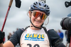 Lou JEANMONNOT LAURENT au Biathlon Summer Tour 2023 à la Féclaz.