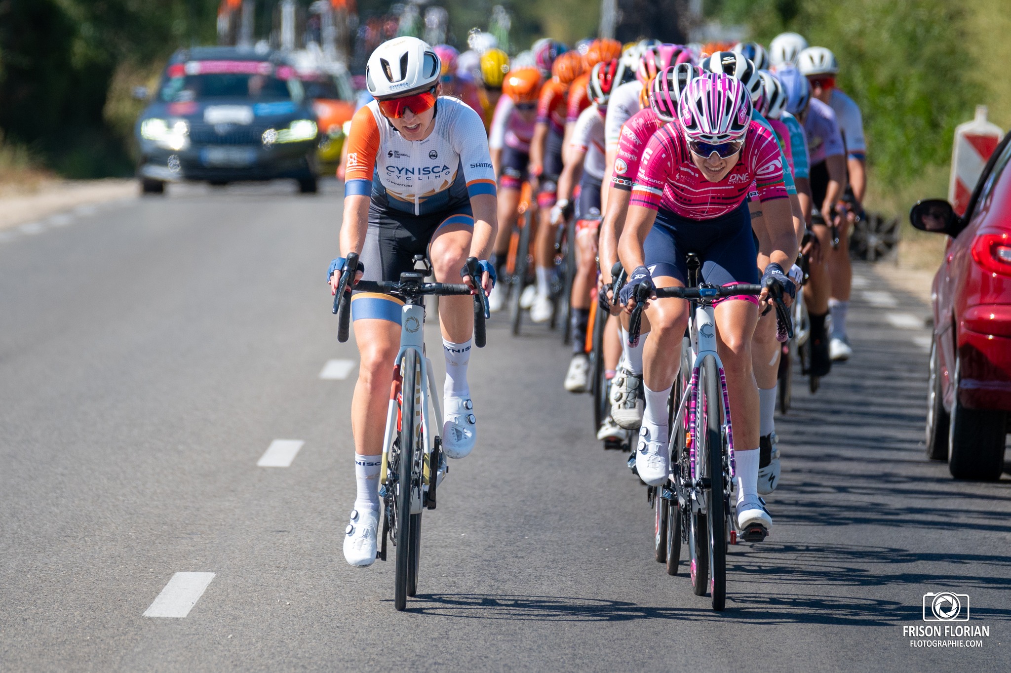 FRYE Ashley et Anet BARRERA au Tour Cycliste International Féminin de l'Ardèche 2023