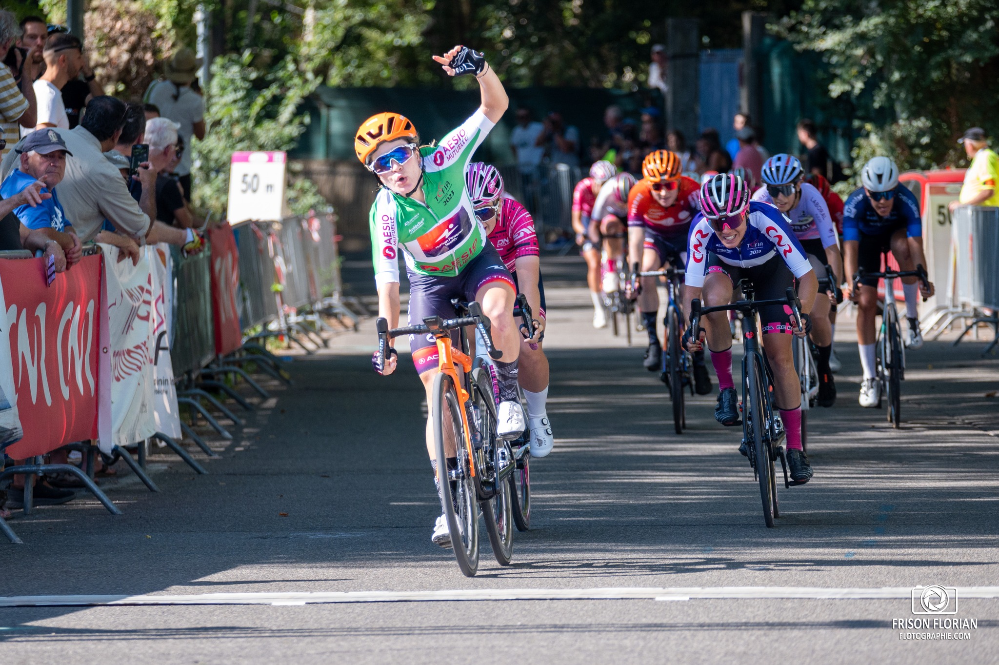 PIKULIK Daria de l'équipe Human Powered Health au Tour Cycliste International Féminin de l'Ardèche 2023