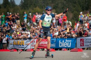 Quentin FILLON MAILLET au Biathlon Summer Tour 2023 à la Féclaz.