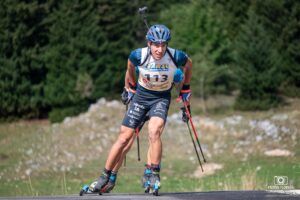 Quentin FILLON MAILLET au Biathlon Summer Tour 2023 à la Féclaz.