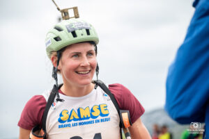 Justine Braisaz au Biathlon Summer Tour 2023 à la Feclaz au-dessus de Chambéry et Aix-les-Bains