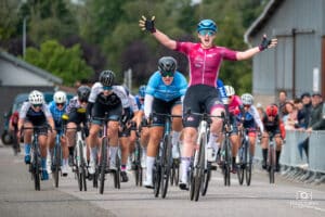 Victoire de Constance Marchand du Sprinter Club Féminin lors de la dernière manche de la Coupe de France N2 FFC 2023 à Nancy.