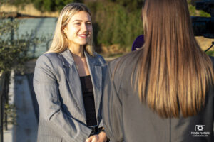 Mathilde Gros lors de l'Assemblée Générale du Salon Cyclosport 2023