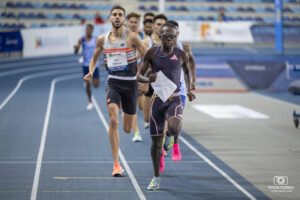 L'athlète d'Afrique du Sud Ryan MPHAHLELE lors du Meeting de Miramas 2024