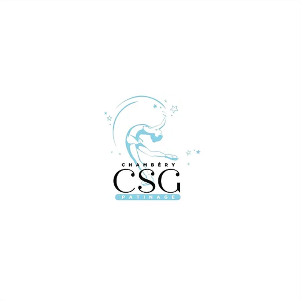 CSG Logo du CSG Chambéry, club de patinage artistique
