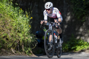 Celia GERY du VC Rambertois lors de la course régionale du Grand Prix Féminin de Chambéry 2024