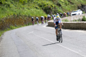 Alessio Cialone de l'équipe Vendée U lors de la Ronde de l'Isard 2024