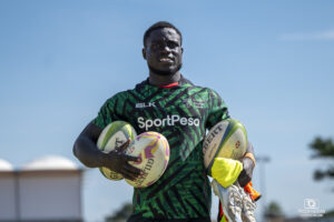 L'équipe de Rugby à 7 du Kenya, en préparation à Miramas pour les Jeux Olympiques de Paris 2024