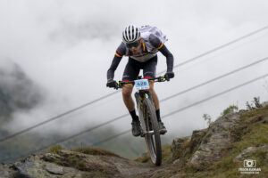 SCHMIDT Emil lors de la Coupe de France XCO aux Ménuires en 2024