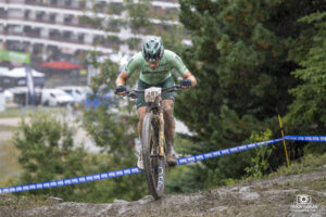 MARTIN Luca du Team ORBEA FACTORY lors de la Coupe de France XCO aux Ménuires en 2024