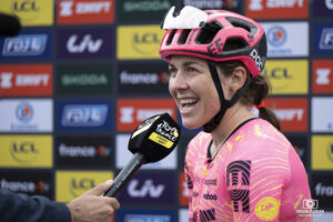 La Canadienne Alison JACKSON, lors de la dernière étape du Tour de France Femmes 2024 à l'Alpes d'Huez.