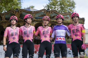 L'équipe EF-Oatly-Cannondale lors du TCFIA 2024