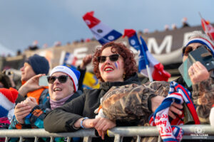 Ambiance à la Coupe du Monde de Biathlon au Grand Bornand en 2024