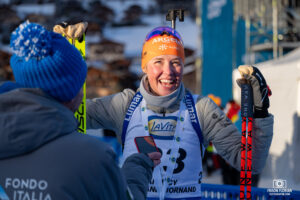 LAMPIC Anamarija à la Coupe du Monde de Biathlon au Grand Bornand en 2024