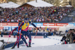 Johannes Thingnes Bo à la Coupe du Monde de Biathlon au Grand Bornand en 2024