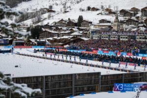 Ambiance à la Coupe du Monde de Biathlon au Grand Bornand en 2024