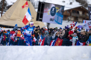 JACQUELIN Emilien à la Coupe du Monde de Biathlon au Grand Bornand en 2024
