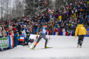 Ambiance à la Coupe du Monde de Biathlon au Grand Bornand en 2024
