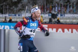Simon EDER à la Coupe du Monde de Biathlon au Grand Bornand en 2024