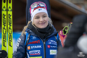 LEHTONEN Venla à la Coupe du Monde de Biathlon au Grand Bornand en 2024