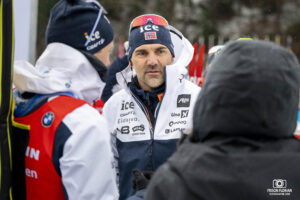 Siegfried Mazet à la Coupe du Monde de Biathlon au Grand Bornand en 2024