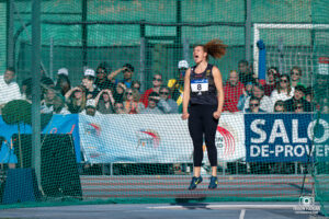 Mélina Robert-Michon lors des Championnats de France de Lancers 2025 à Salon de Provence