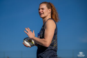 Mélina Robert-Michon lors des Championnats de France de Lancers 2025 à Salon de Provence