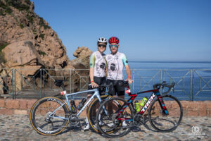 Audrey Cordon Ragot et Vincent Ragot sur la Corsica Cyclo GT20 2025