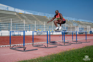 Julius Yego lors d'un entraînement au Stadium de Miramas en Août 2025