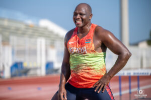 Julius Yego lors d'un entraînement au Stadium de Miramas en Août 2025