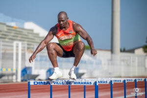 Julius Yego lors d'un entraînement au Stadium de Miramas en Août 2025