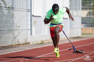 Ferdinand OMANYALA lors d'un entraînement au Stadium de Miramas en Août 2025