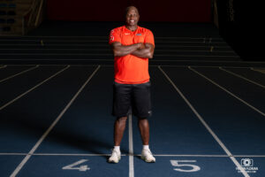 Julius YEGO lors d'un entraînement au Stadium de Miramas en Août 2025 - Photographie de vos licenciés