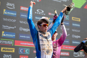 DUNNE Ronan à la Coupe du Monde de VTT aux Gets - DH - 2025