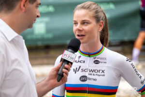 KOPECKY Lotte lors du Tour Cycliste Féminin International de l'Ardèche (TCFIA 2025)