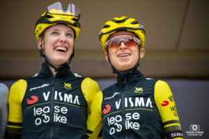 Marion BUNEL et Mijntje Geurts lors du Tour Cycliste Féminin International de l'Ardèche (TCFIA 2025) lors du Tour Cycliste Féminin International de l'Ardèche (TCFIA 2025)