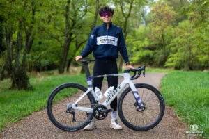 Yuldoz Hashimi lors du Tour Cycliste Féminin International de l'Ardèche (TCFIA 2025)