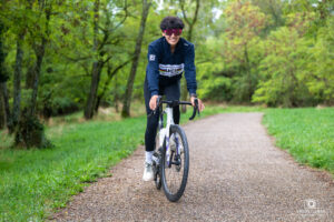 Yuldoz Hashimi lors du Tour Cycliste Féminin International de l'Ardèche (TCFIA 2025)