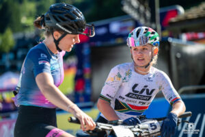 JACOBS Tyler à la Coupe du Monde de VTT aux Gets - XC - 2025