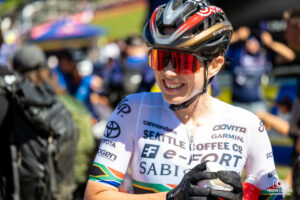 LILL Candice à la Coupe du Monde de VTT aux Gets - XC - 2025