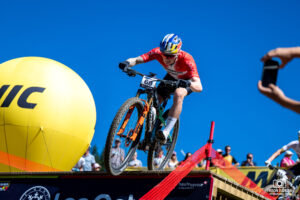 ANDREASSEN Simon à la Coupe du Monde de VTT aux Gets - XC - 2025