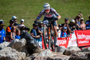 VAN DER POEL Mathieu à la Coupe du Monde de VTT aux Gets - XC - 2025