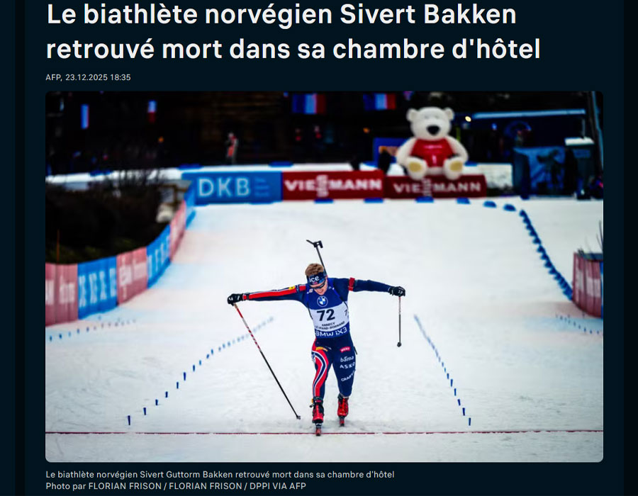 Article du média français Flashscore sur Sivert Bakken 
