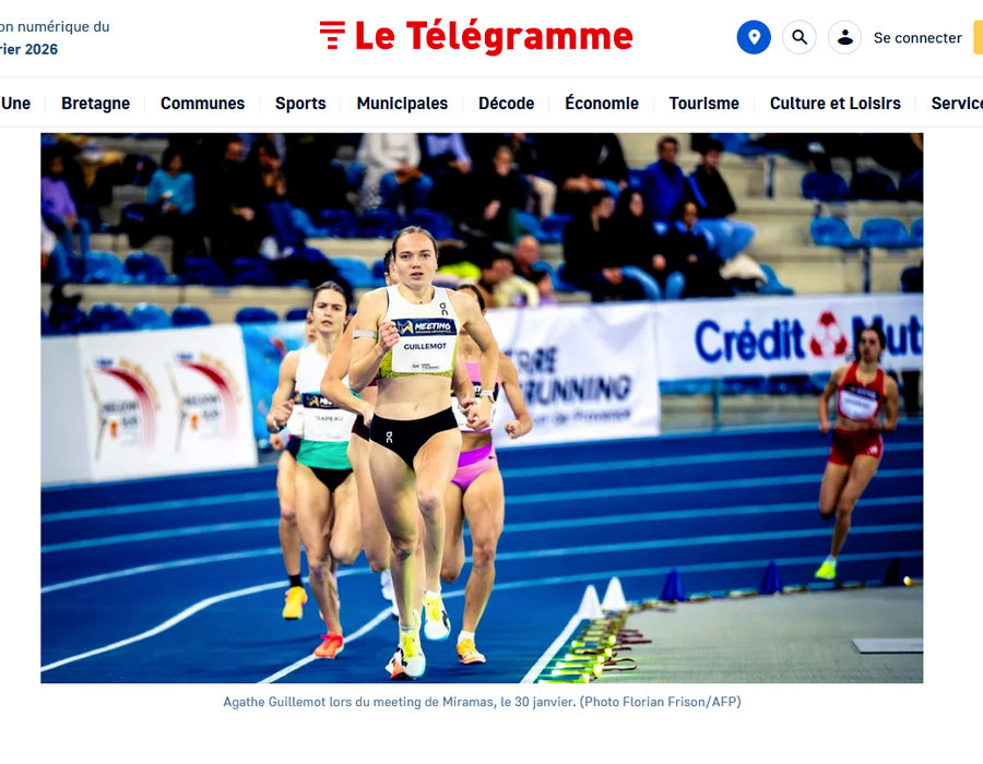 Article du média français le Telegramme sur Agathe Guillemot